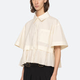 Solene S/S Shirt Cream