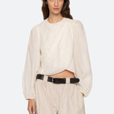 Solene L/S Top Cream