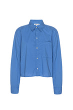 Ruth Crop Shirt French Blue