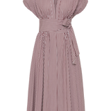 Lova Dress Maia Stripe Burgundy