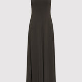 Cut Away Maxi Dress Black Olive