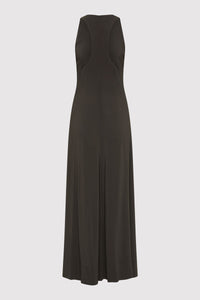 Cut Away Maxi Dress Black Olive