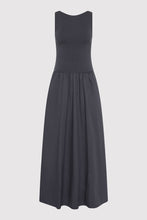 Bateau Cut Out Dress Graphite