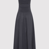 Bateau Cut Out Dress Graphite