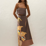 Martina Maxi Skirt Escondido Floral