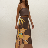 Martina Maxi Skirt Escondido Floral