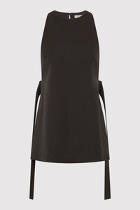 Side Tie Top Black Olive