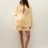 Clemente Shirt Orozco Stripe Mustard