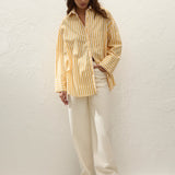 Clemente Shirt Orozco Stripe Mustard