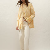 Clemente Shirt Orozco Stripe Mustard