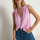 Selma V-Neck Tank Lilac