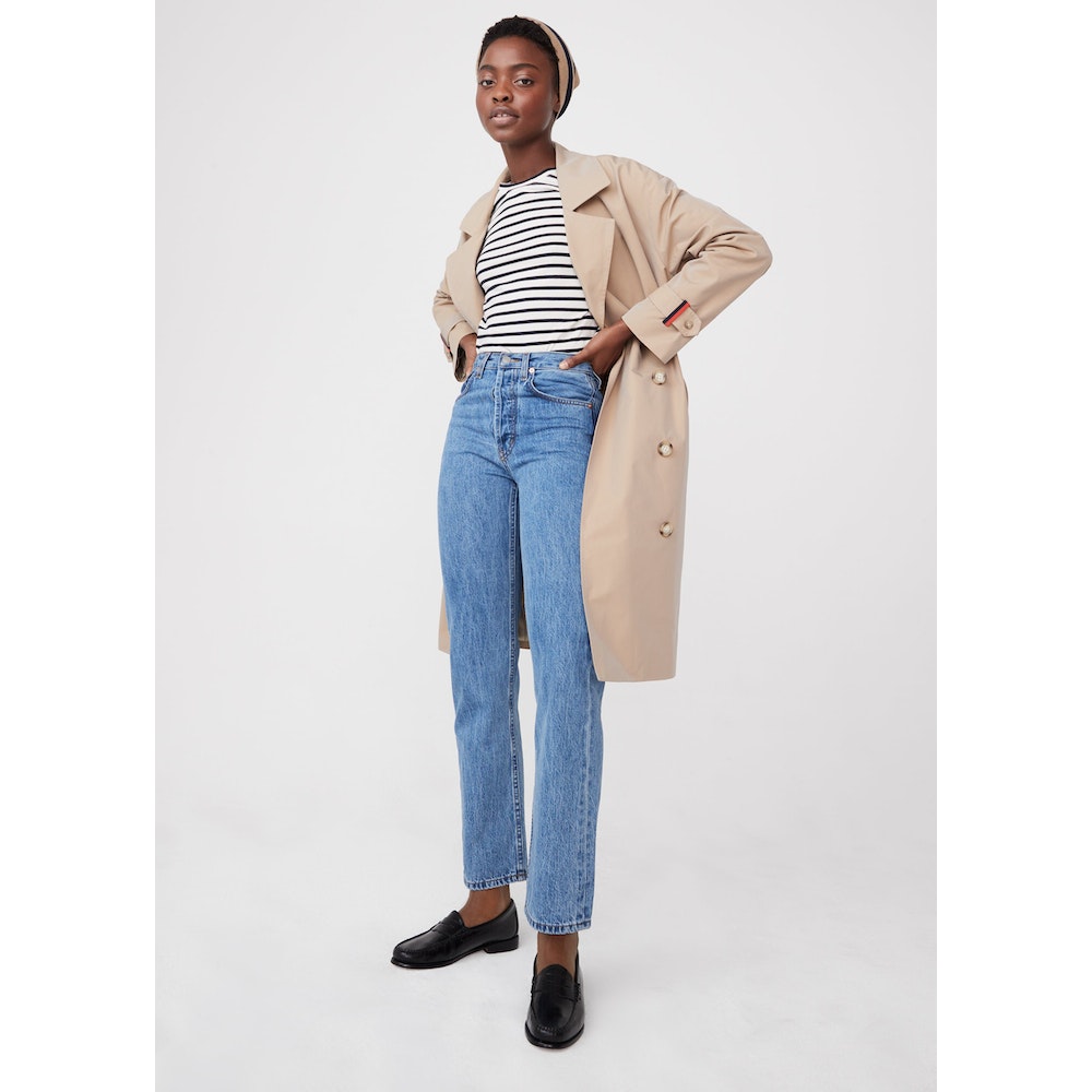 Rox Trench Coat Khaki