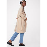 Rox Trench Coat Khaki