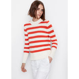 The Tatum Sweater Cream/Poppy