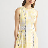 Sloan Dress Lemon Meringue Multi