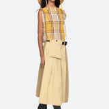 Copeland Top Yellow Plaid