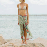 Savina Pareo Skirt Turquoise