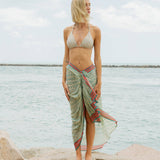 Savina Pareo Skirt Turquoise