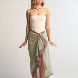 Savina Pareo Skirt Turquoise