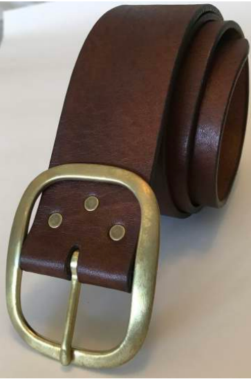 Clasico Belt Bark/Brass