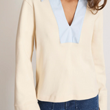 Whitney Top Cream/Oxford