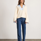 Whitney Top Cream/Oxford