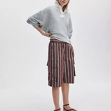 Vintage Terry Oversized Polo Sweatshirt Heather Grey