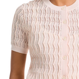 Leslie SS Cardigan Light Pink