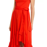 Zayla Dress Red Tangerine