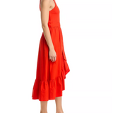 Zayla Dress Red Tangerine