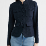 Mercer Linen Blazer Salute