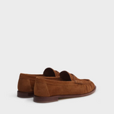 Lexi Italian Loafers Umber Suede