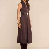 Kolton Dress Dark Java