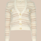 Ariadne Cardigan Ecru/Natural Multi