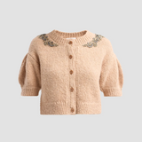 Crystal Lace Millicent Cardigan Light Russet