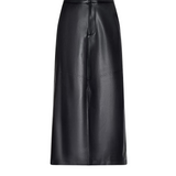 Robyn Vegan Leather Skirt Black