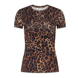 Ressi Fitted Tee Tan Javan Leopard