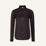 Tyler Silk Blouse Dark Java