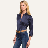 Dani Silk Blouse Midnight