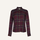 Suzette Shirt Dark Plum Multi Plaid