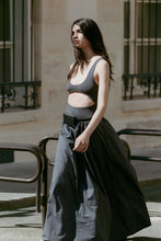 Bateau Cut Out Dress Graphite