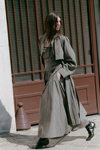 Gathered Strapless Tie Back Dress Khaki