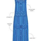 Stowe Dress French Blue