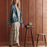 The Stable Lodge Cardigan Blue Bell