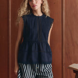 The Sonnet Top Navy