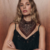 The Silk Bandana Chocolate