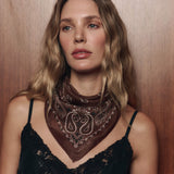 The Silk Bandana Chocolate