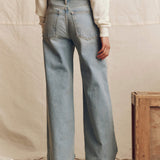 The Slouch Wide Leg Jean Tidal Wash