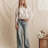 The Slouch Wide Leg Jean Tidal Wash