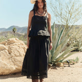 The Structured Victorian Tank Black